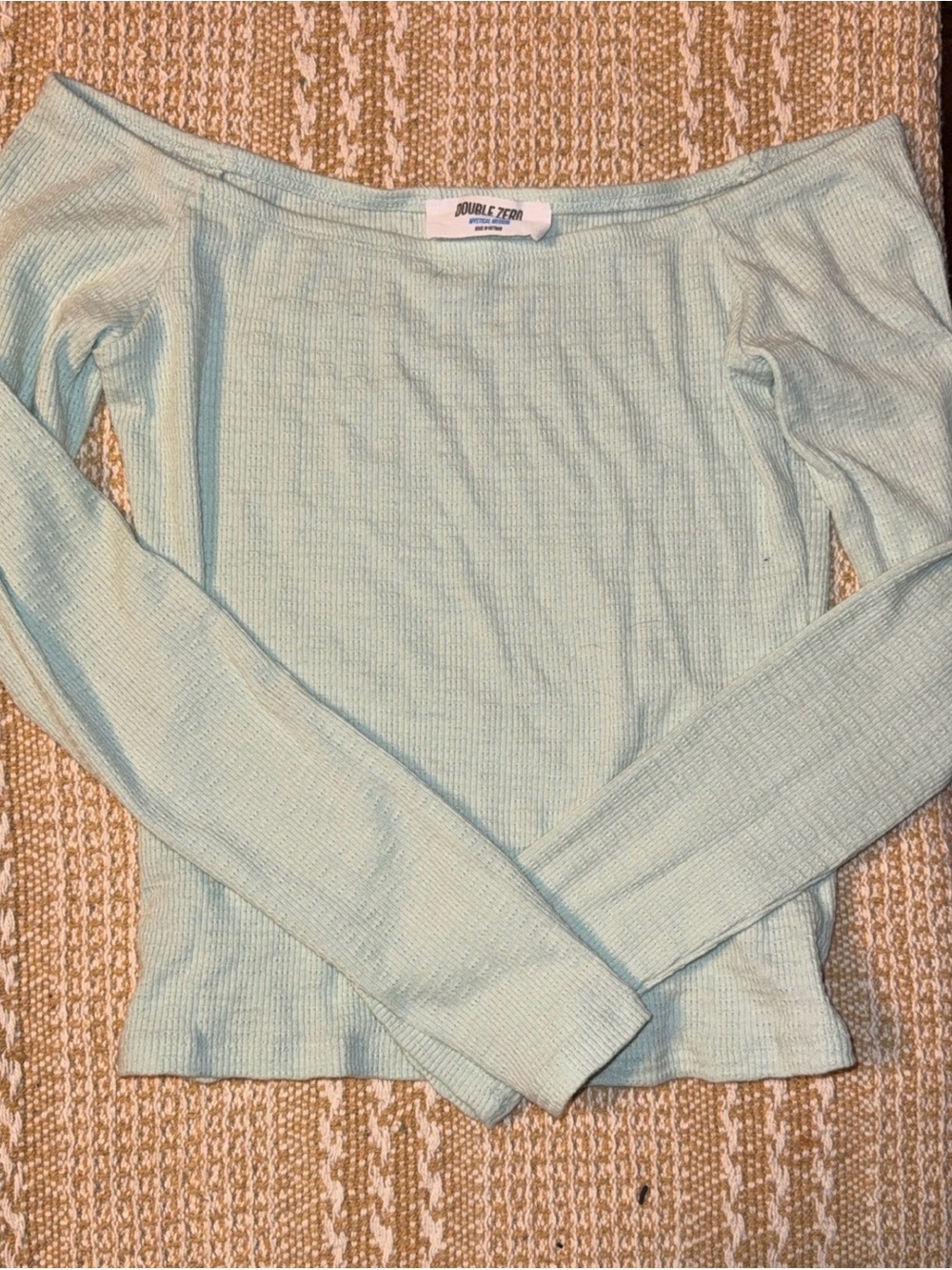 Mint Off Shoulder Top
